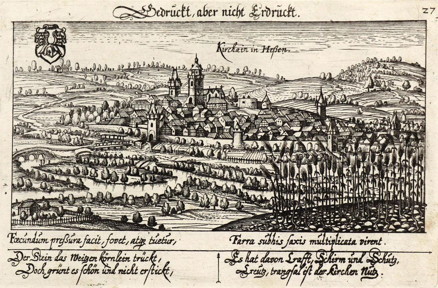 Große Abbildung Nr.1: 127-2705 Kirchhain.: (Deutschland, Hessen)