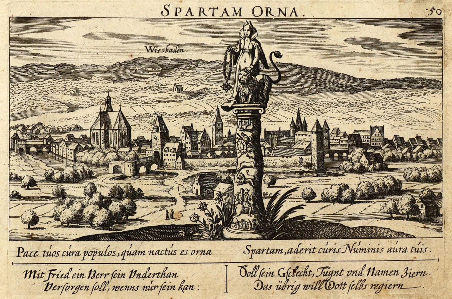 Große Abbildung Nr.1: 127-2708 Wiesbaden.: (Deutschland, Hessen)