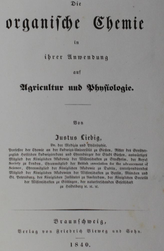 Große Abbildung Nr.1: 127-278 Liebig,J.: (Aus der Sammlung Professor Dr.Dr.Johannes Büttner Teil 1)
