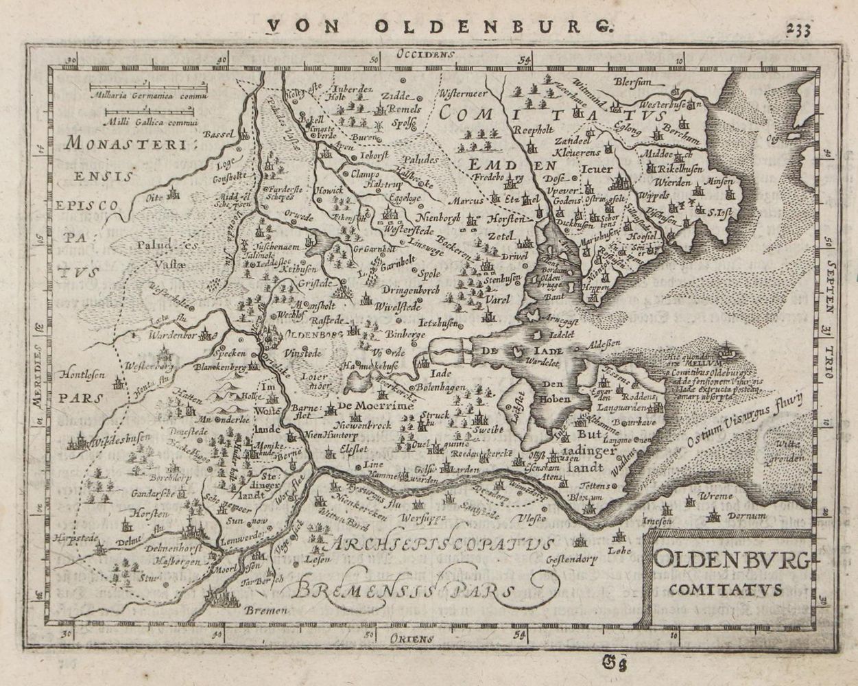 Große Abbildung Nr.1: 127-2788 Oldenburg comitatus.: (Deutschland)