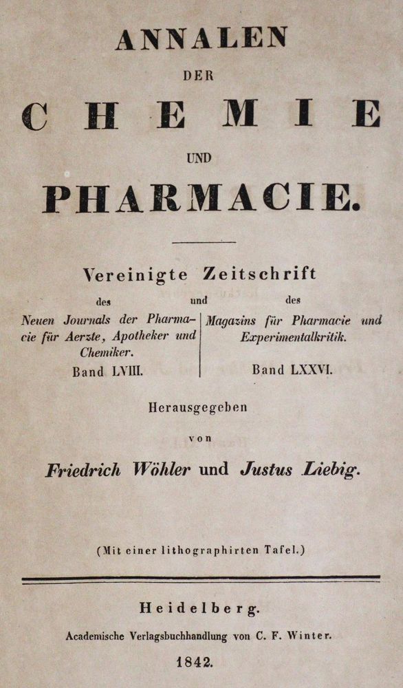 Große Abbildung Nr.2: 127-280 Liebig,J.v.: (Aus der Sammlung Professor Dr.Dr.Johannes Büttner Teil 1)