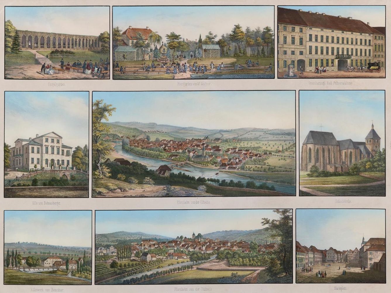 Große Abbildung Nr.1: 127-2802 Pforzheim.: (Deutschland, Pforzheim)