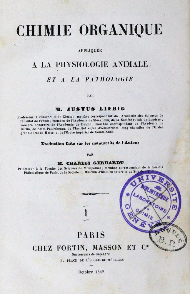 Große Abbildung Nr.1: 127-282 Liebig,J.v.: (Aus der Sammlung Professor Dr.Dr.Johannes Büttner Teil 1)