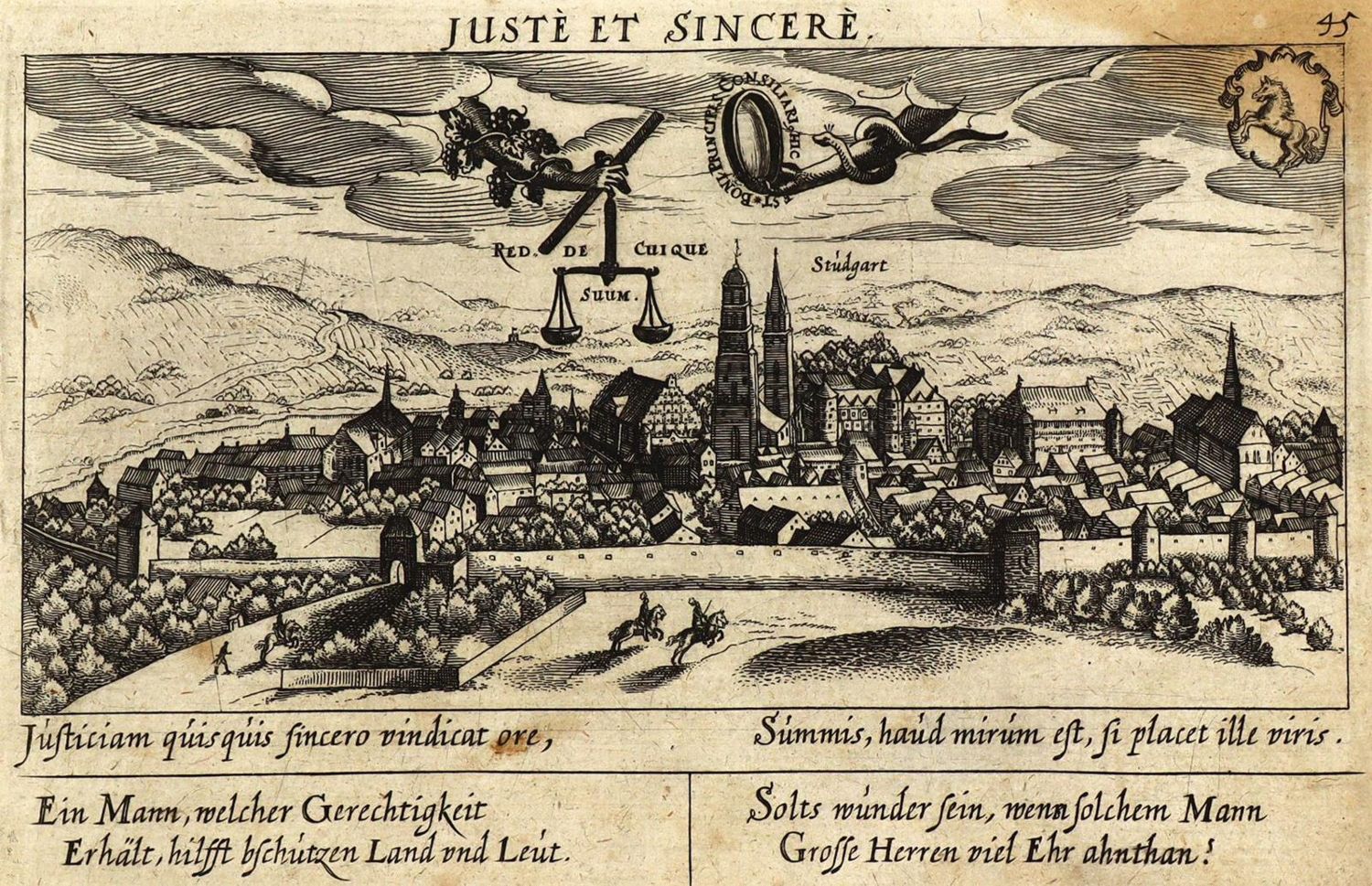 Große Abbildung Nr.1: 127-2857 Stuttgart.: (Deutschland)