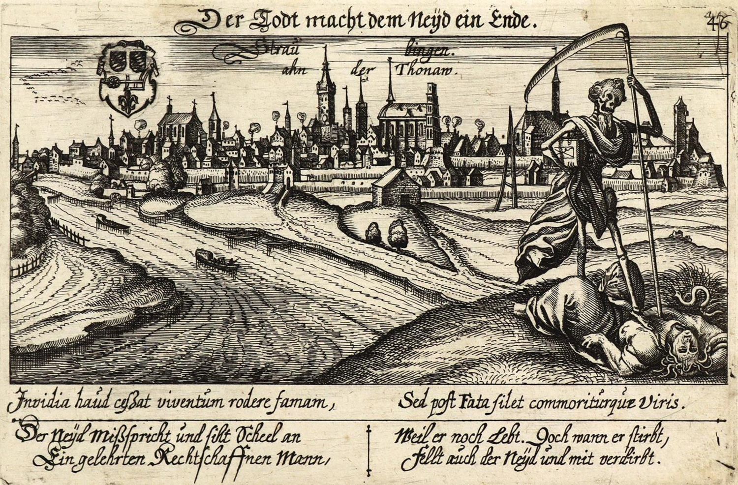 Große Abbildung Nr.1: 127-2861 Straubing.: (Deutschland, Totentanz)