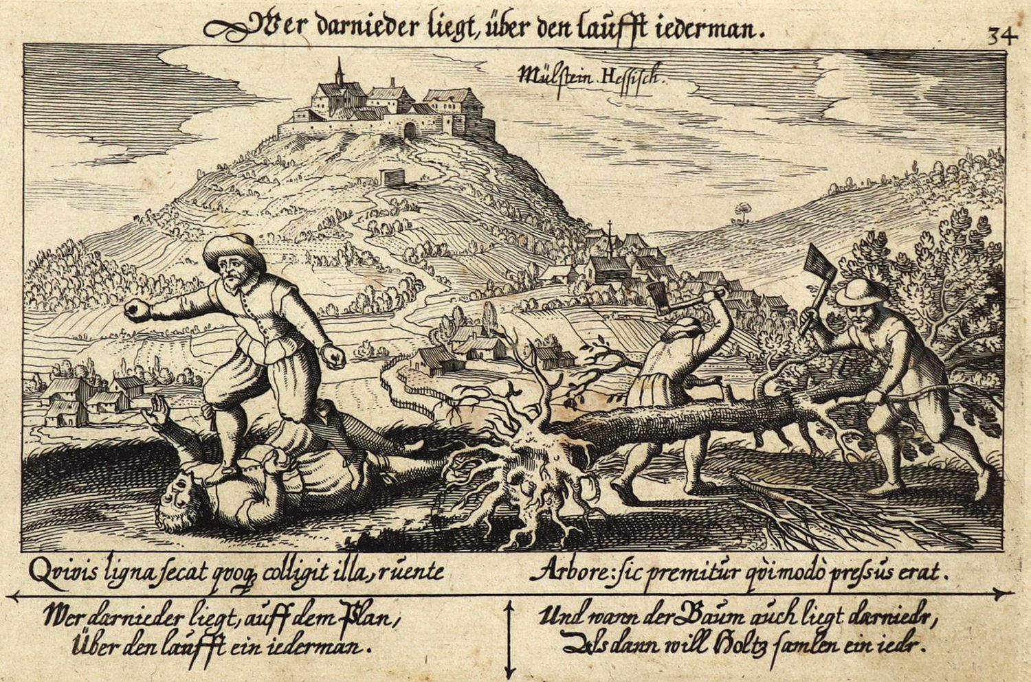 Große Abbildung Nr.1: 127-2867 Ulrichstein bei Schotten am Vogelsberg.: (Deutschland)