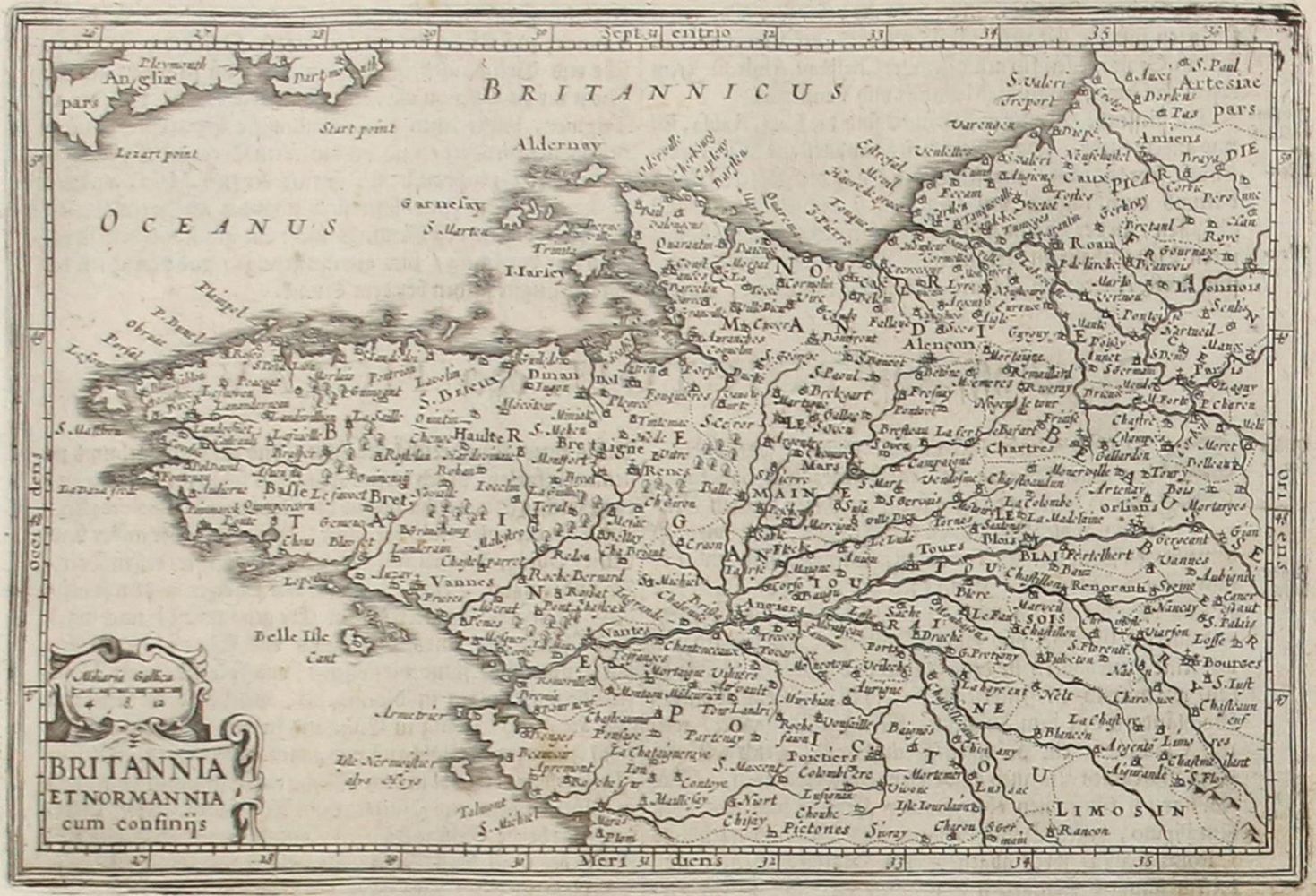 Große Abbildung Nr.1: 127-2957 Britannia et Normannia.: (Ausland, Europa)