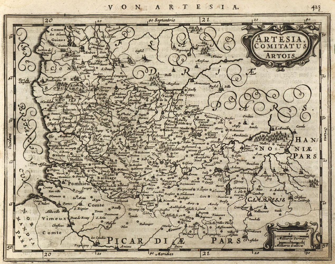Große Abbildung Nr.1: 127-2964 Artemisia comitatus Artois. - Languedoc.: (Ausland, Frankreich)