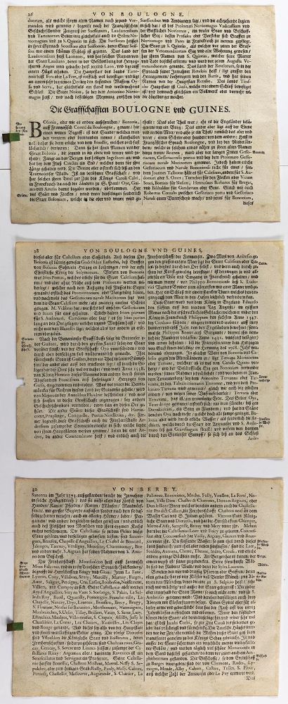 Große Abbildung Nr.4: 127-2981 Nova galiae Tabula. - Picardia. -Bologna Guines com.: (Ausland, Frankreich)
