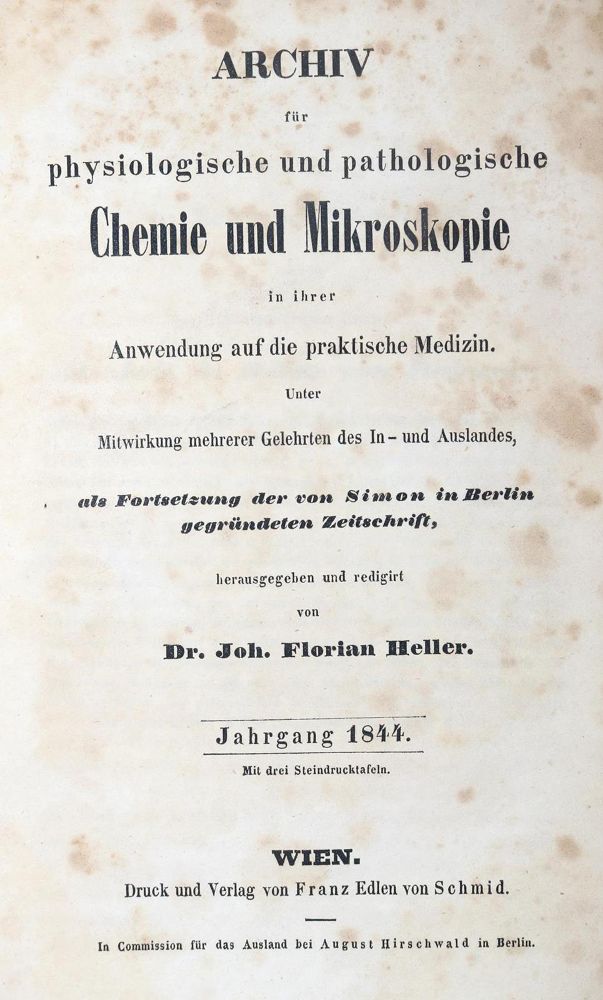 Große Abbildung Nr.1: 127-3 Andral,G.: (Aus der Sammlung Professor Dr.Dr.Johannes Büttner Teil 1)