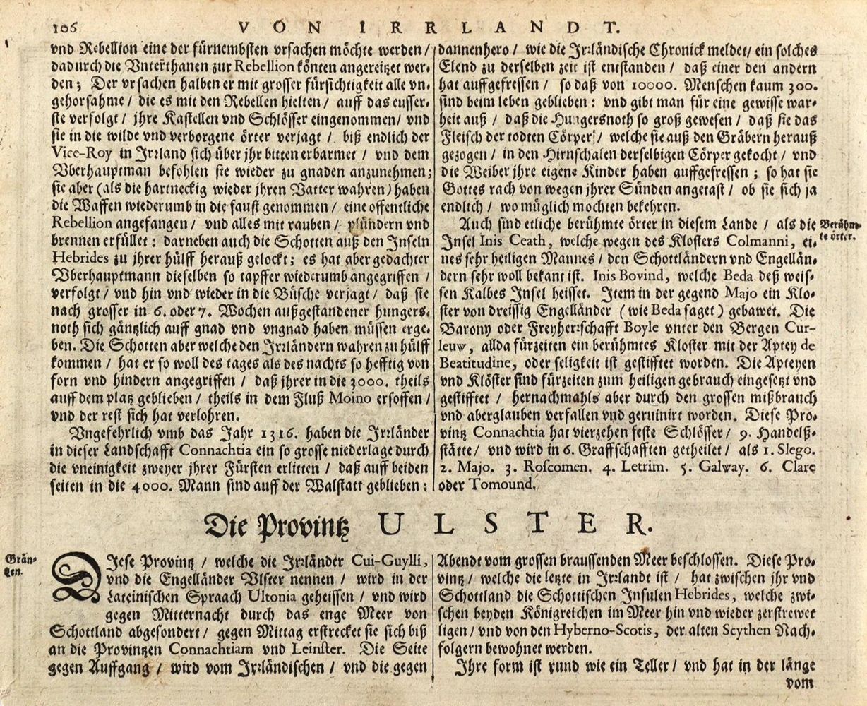 Große Abbildung Nr.2: 127-3009 Provincia Connachtiae.: (Ausland, Irland.)