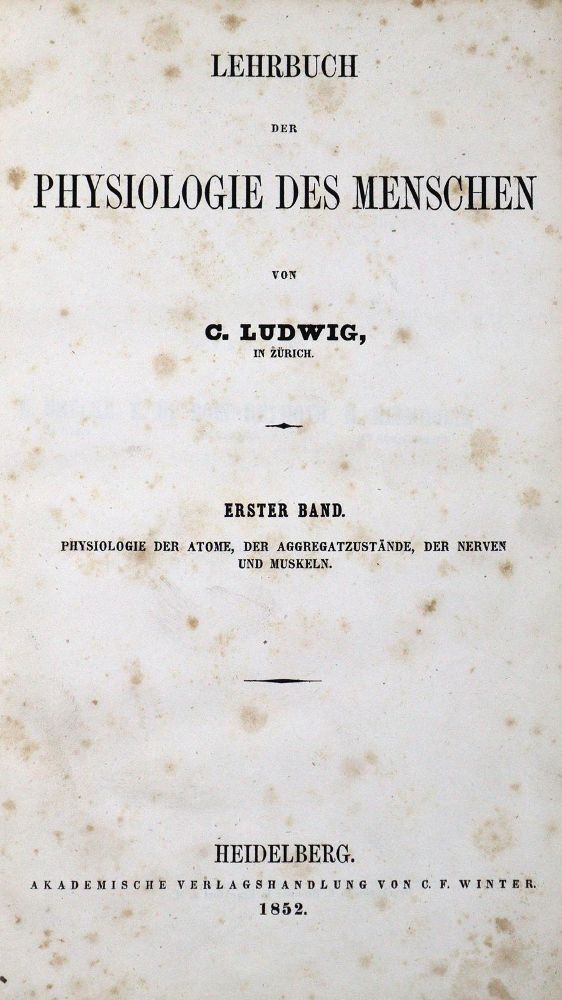 Große Abbildung Nr.1: 127-302 Ludwig,C.: (Aus der Sammlung Professor Dr.Dr.Johannes Büttner Teil 1)