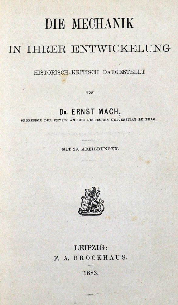 Große Abbildung Nr.1: 127-304 Mach,E.: (Aus der Sammlung Professor Dr.Dr.Johannes Büttner Teil 1)