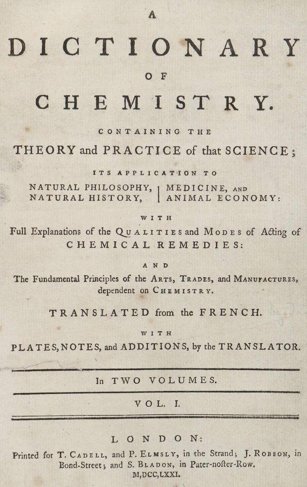 Große Abbildung Nr.1: 127-305 (Macquer,P.J.).: (Aus der Sammlung Professor Dr.Dr.Johannes Büttner Teil 1)