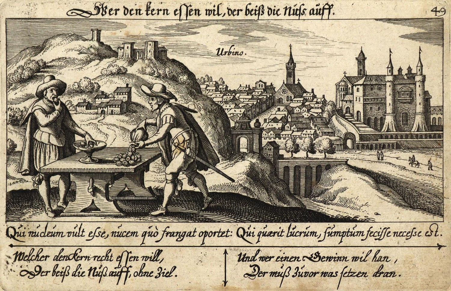 Große Abbildung Nr.1: 127-3053 Urbino.: (Ausland, Italien)