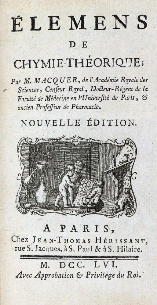 Große Abbildung Nr.2: 127-307 Macquer,(P.J.).: (Aus der Sammlung Professor Dr.Dr.Johannes Büttner Teil 1)
