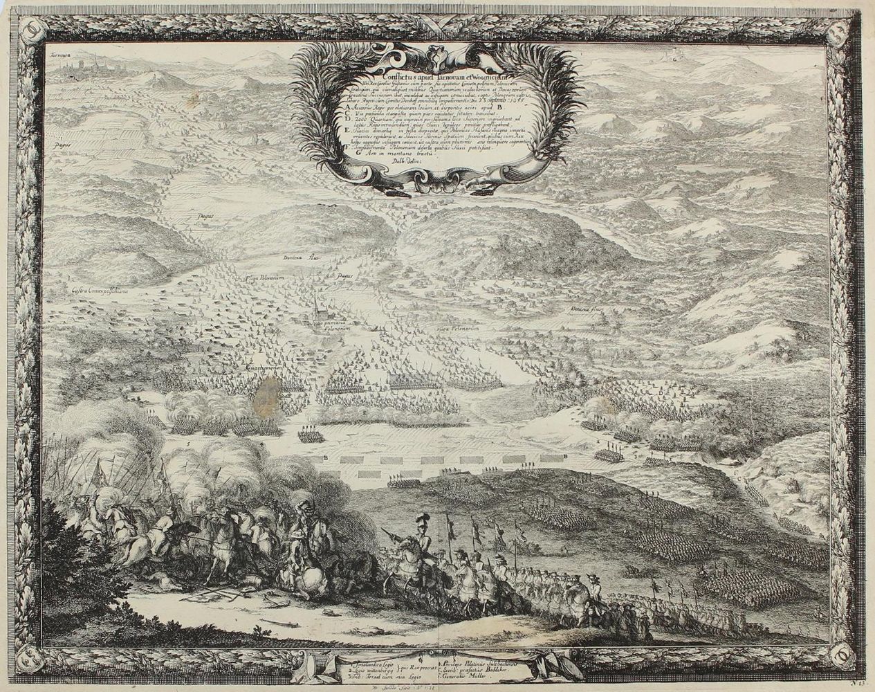 Große Abbildung Nr.1: 127-3111 Schlacht bei Wojnicz - Tarnów.: (Ausland, Polen)