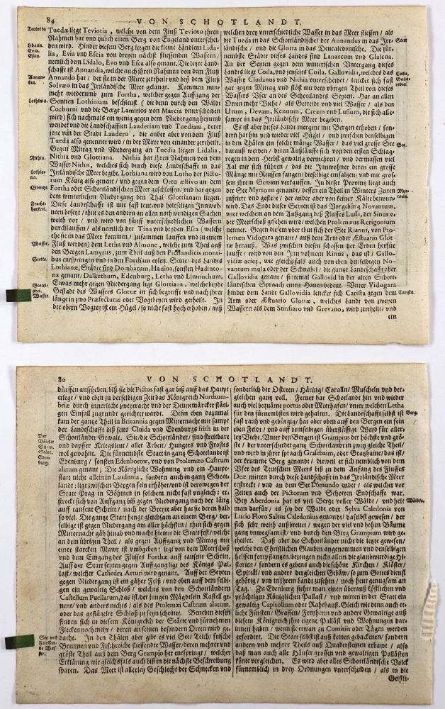 Große Abbildung Nr.4: 127-3122 Scotia Septentrionalis.: (Ausland, Schottland.)