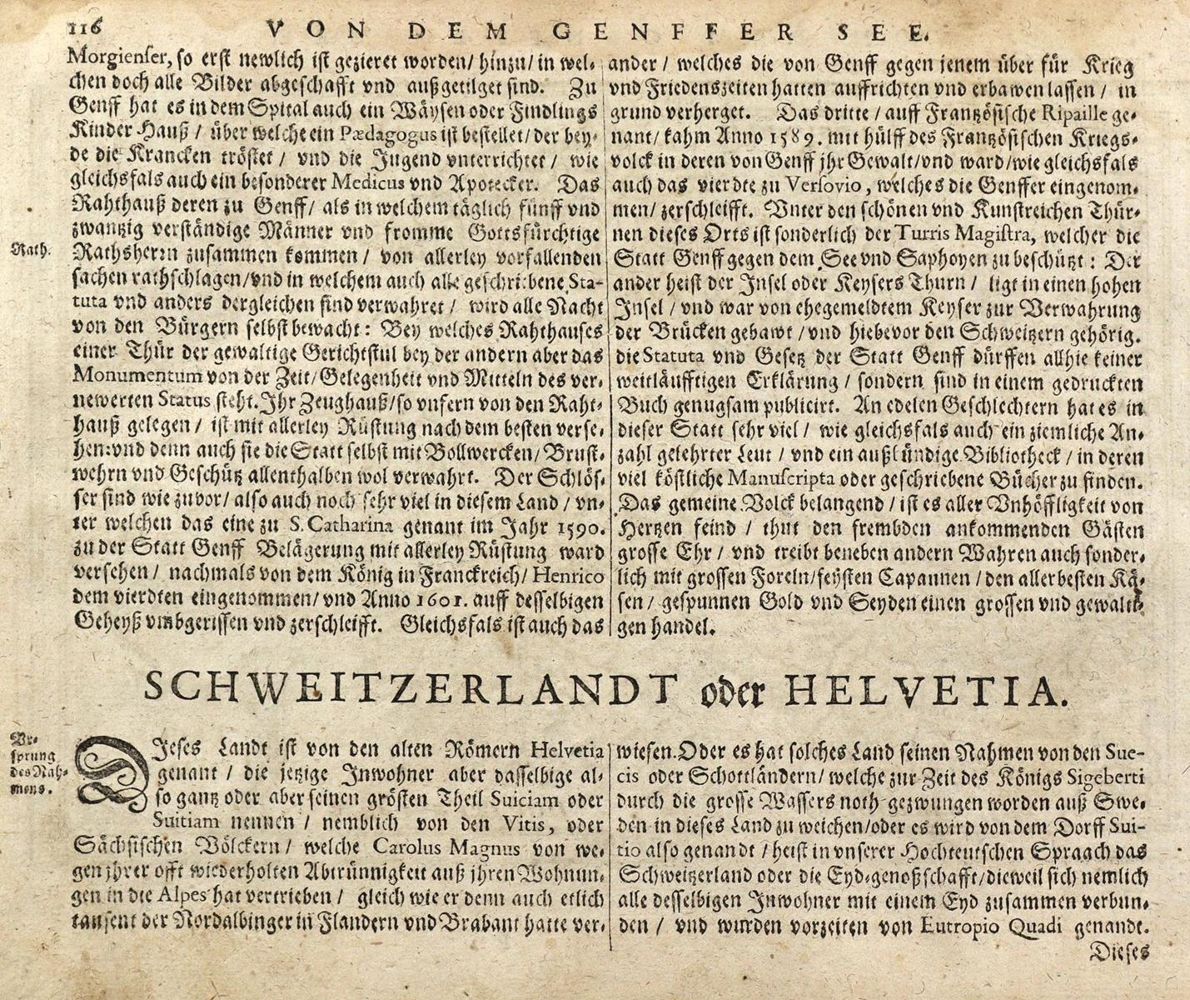 Große Abbildung Nr.2: 127-3131 Lacus Lemannus. - Nova Helvetia tabula. - Zurichou.: (Ausland, Schweiz.)