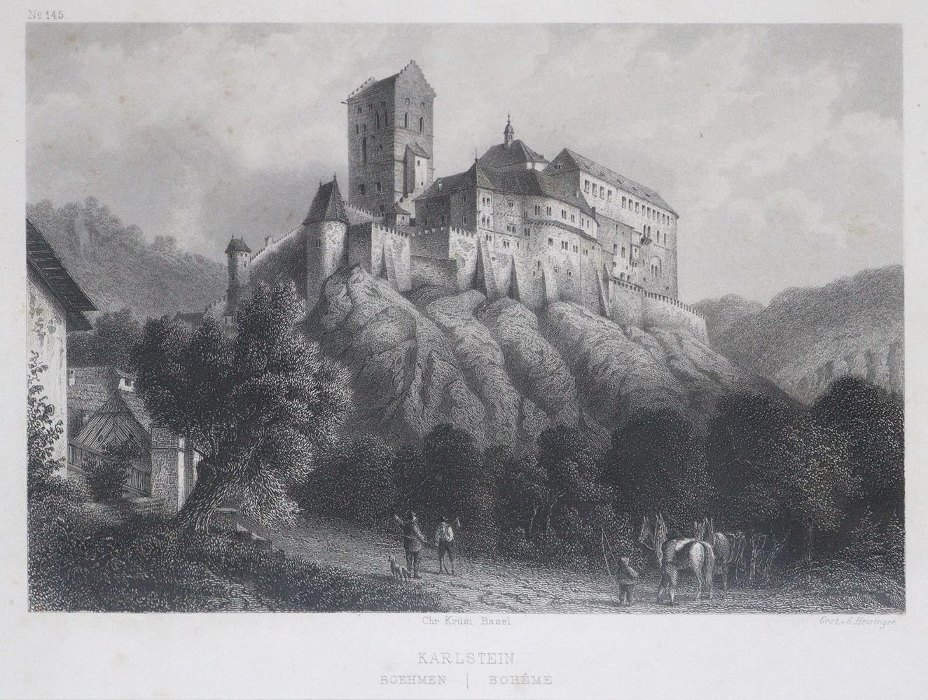 Große Abbildung Nr.2: 127-3155 Burg Pernstein.: (Ausland, Tschechien)