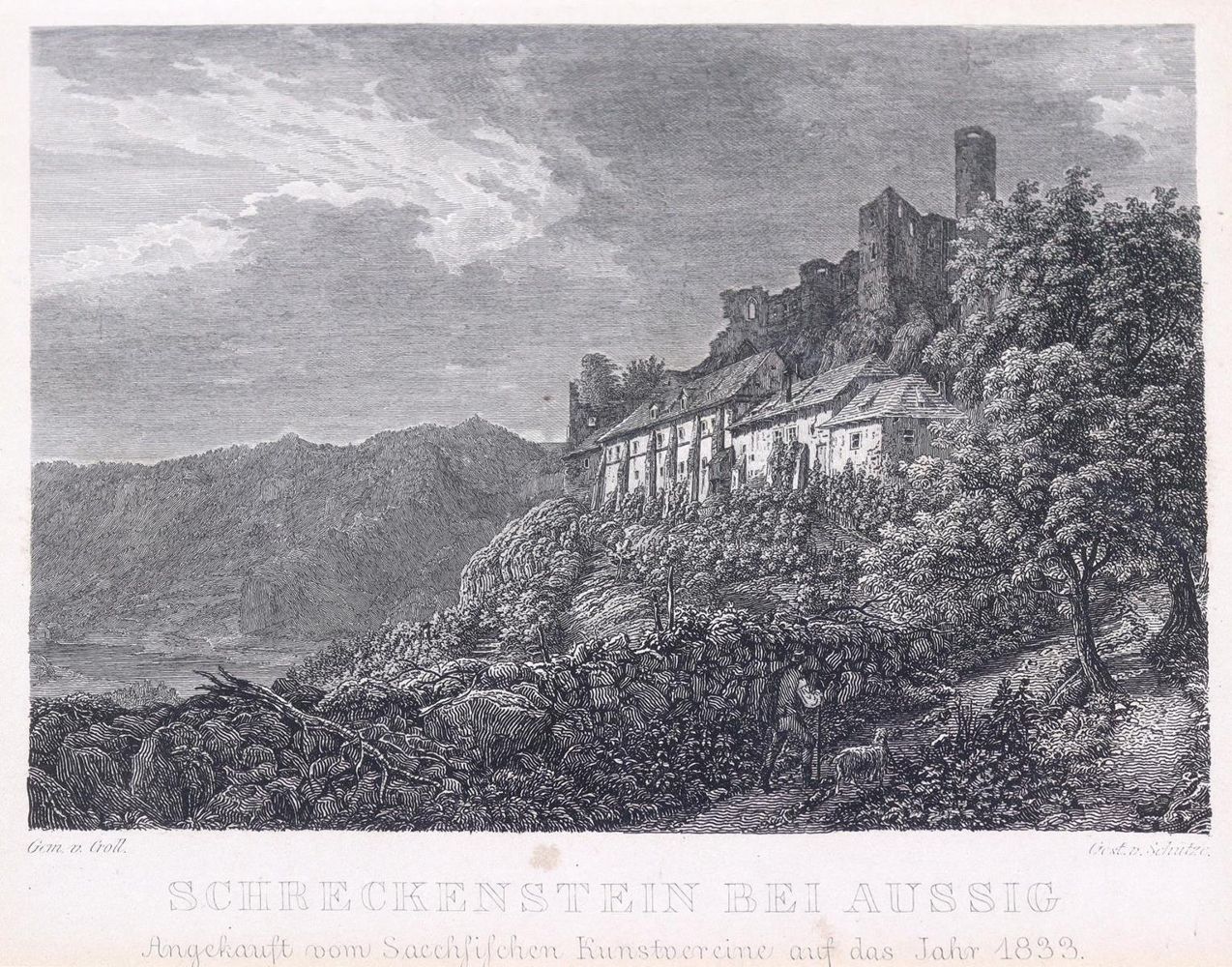 Große Abbildung Nr.2: 127-3162 Schreckenstein: (Ausland, Tschechien)