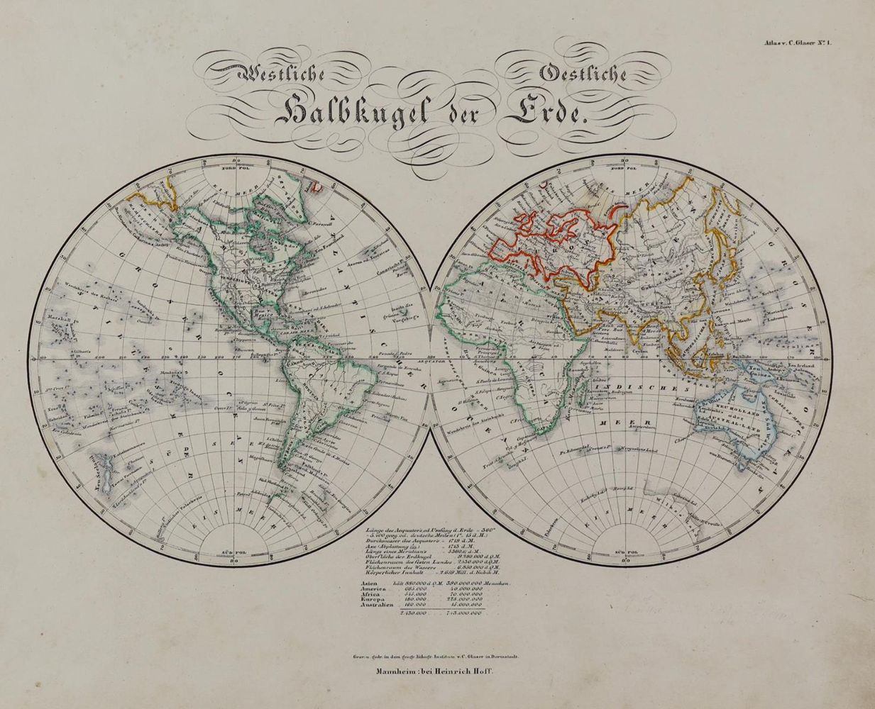 Große Abbildung Nr.6: 127-3173 Weltkarten.: (Ausland)