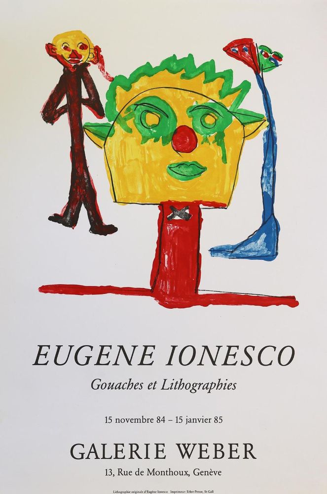 Große Abbildung Nr.1: 127-3181 Ionesco, Eugène: (Plakate)