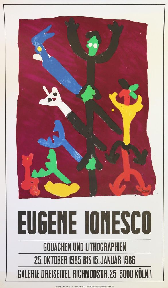 Große Abbildung Nr.2: 127-3181 Ionesco, Eugène: (Plakate)