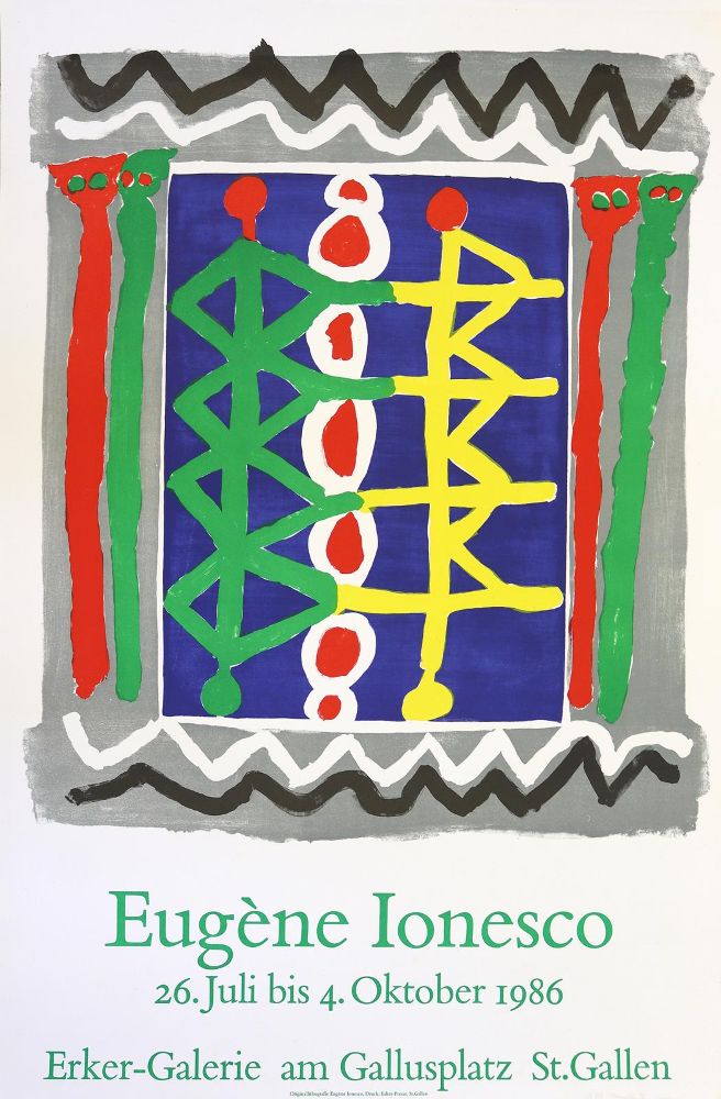 Große Abbildung Nr.4: 127-3181 Ionesco, Eugène: (Plakate)