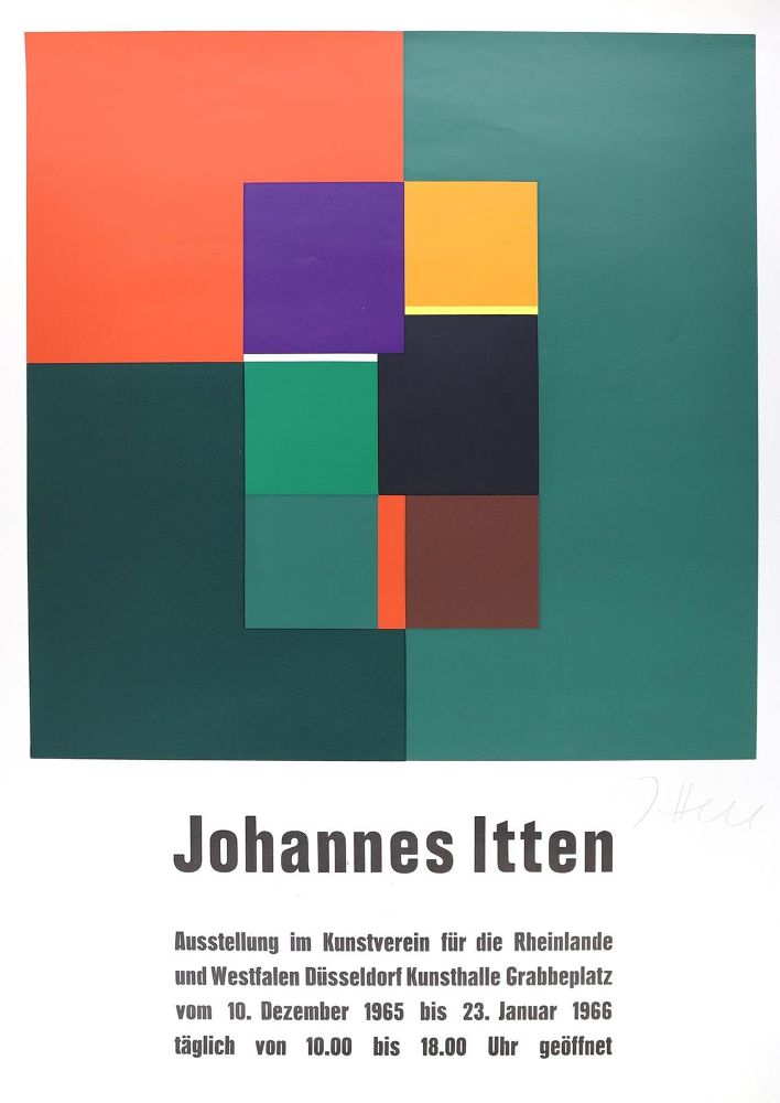 Große Abbildung Nr.1: 127-3182 Itten, Johannes: (Plakate)