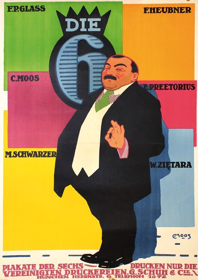 Große Abbildung Nr.1: 127-3188 Moos, Carl: (Plakate)