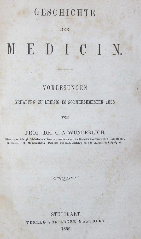 Große Abbildung Nr.1: 127-321 Medizingeschichte.: (Aus der Sammlung Professor Dr.Dr.Johannes Büttner Teil 1)
