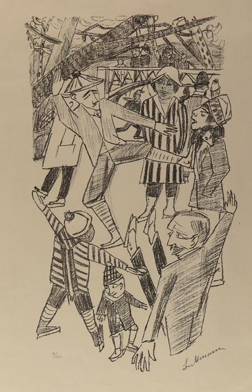 Große Abbildung Nr.1: 127-3245 Beckmann, Max: (Künstlergraphik)
