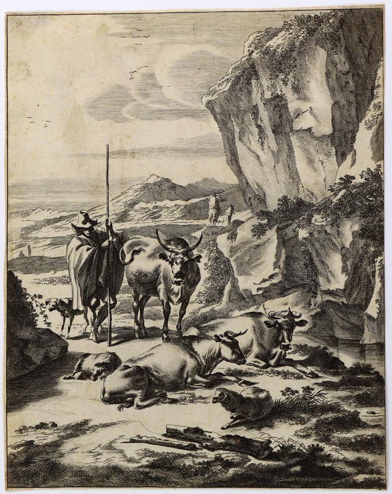 Große Abbildung Nr.1: 127-3255 Berchem, Nicolaes: (Künstlergraphik)