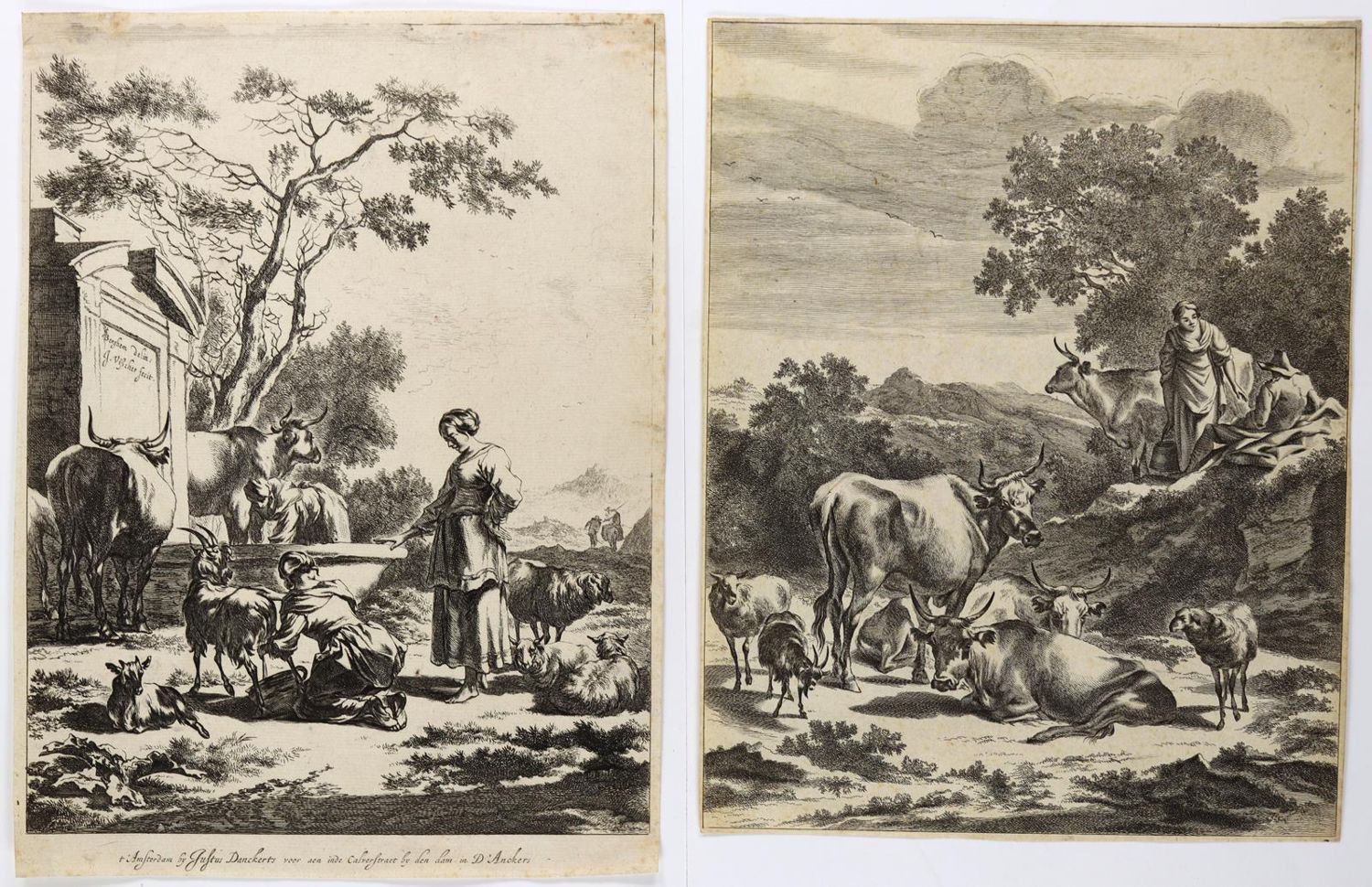 Große Abbildung Nr.3: 127-3255 Berchem, Nicolaes: (Künstlergraphik)