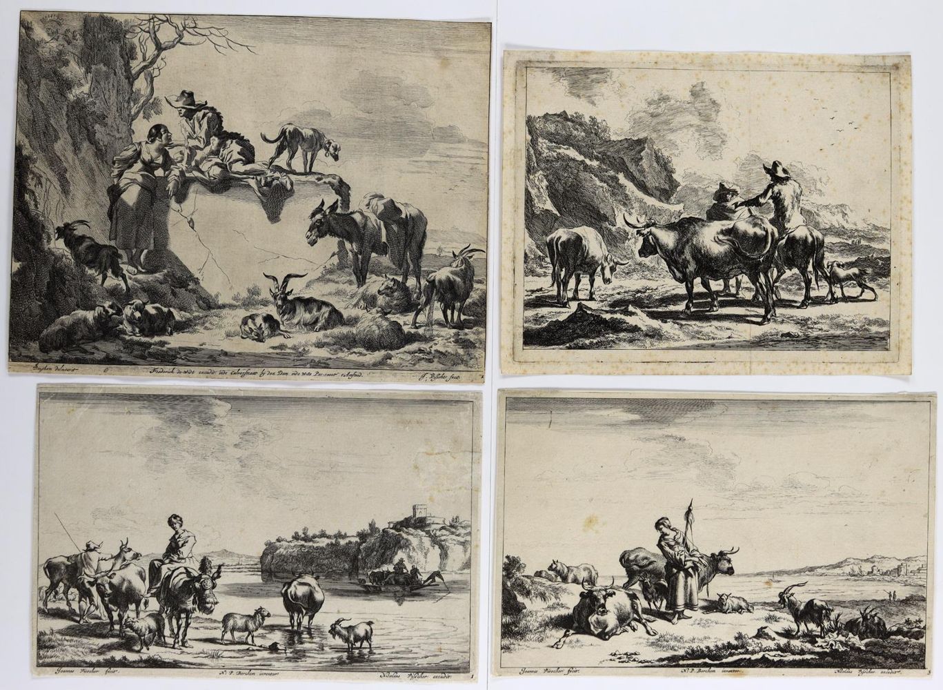 Große Abbildung Nr.5: 127-3255 Berchem, Nicolaes: (Künstlergraphik)