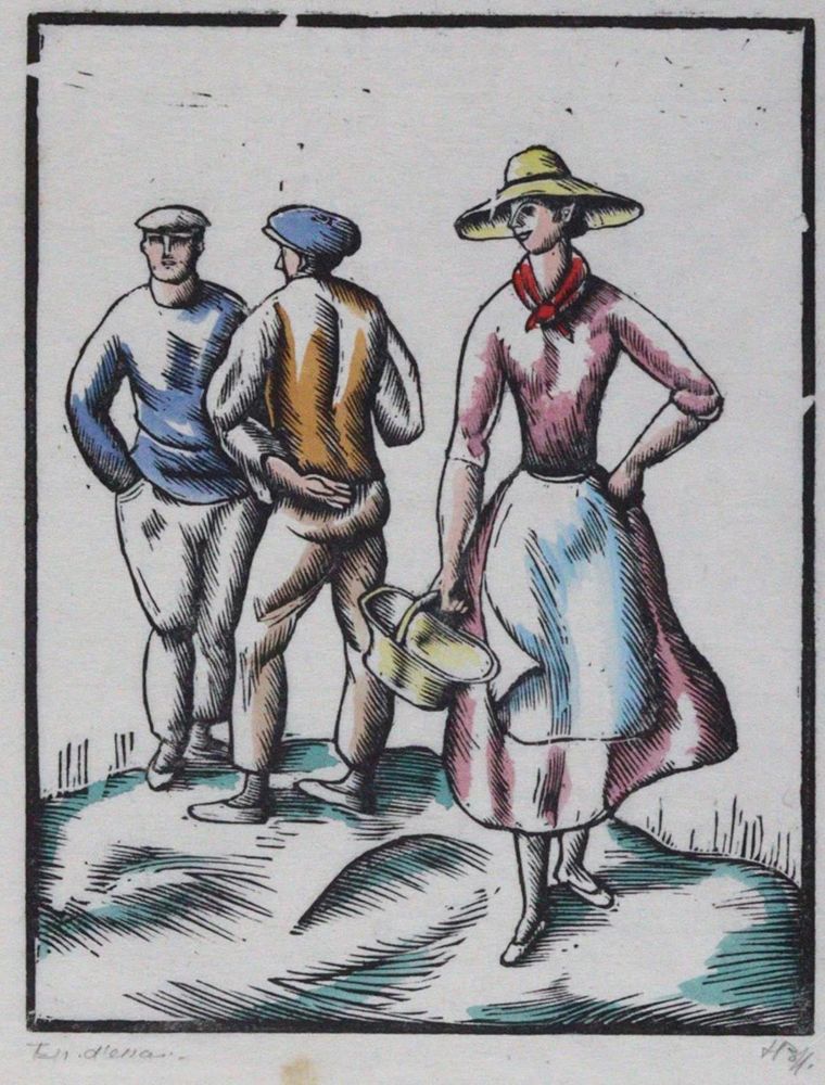 Große Abbildung Nr.2: 127-3263 Bischoff, Henry: (Künstlergraphik)