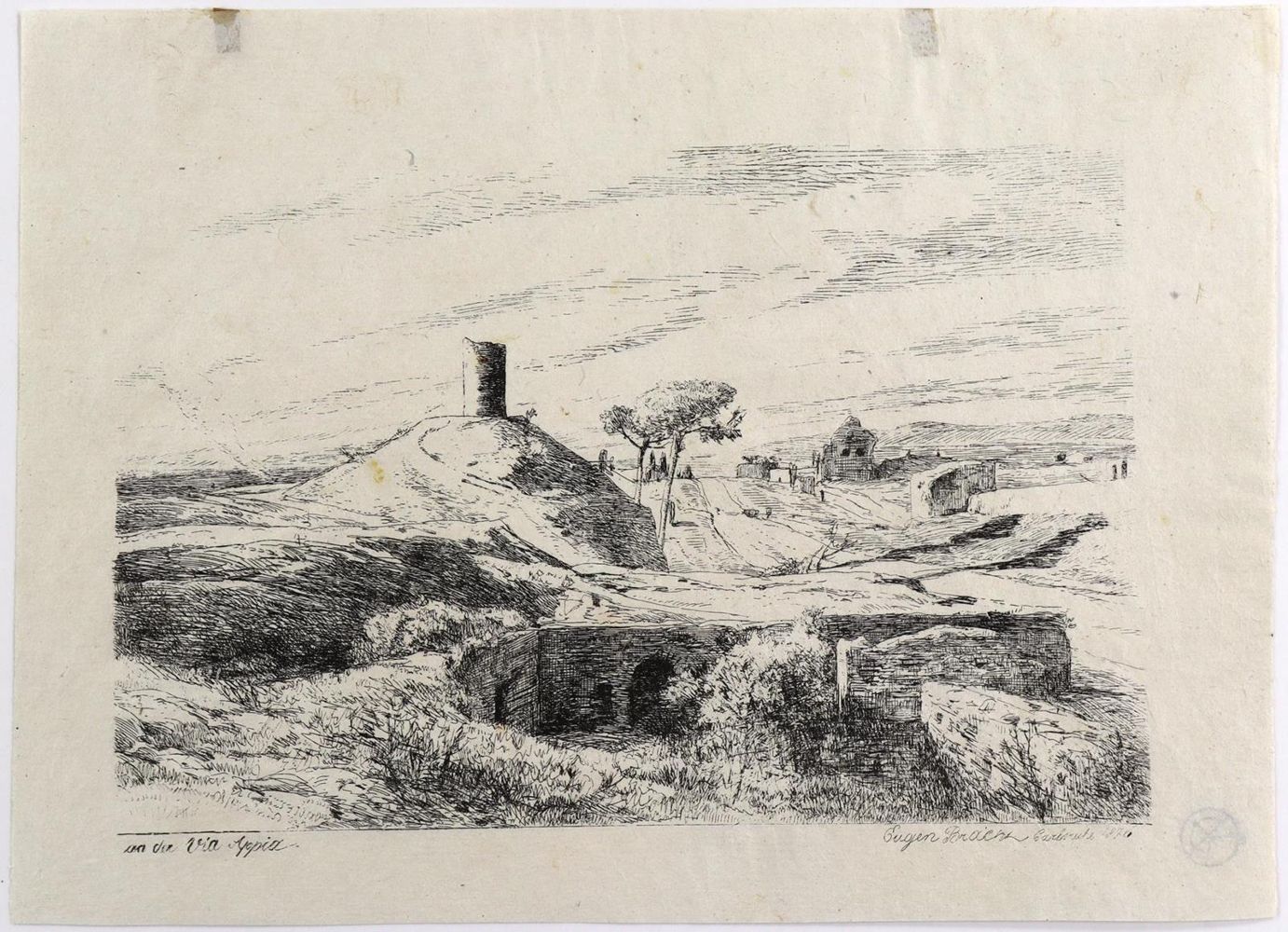 Große Abbildung Nr.1: 127-3278 Bracht, Eugen: (Künstlergraphik)