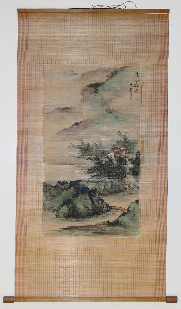 Große Abbildung Nr.2: 127-3309 Rollbilder.: (Künstlergraphik, China)