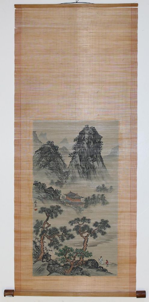 Große Abbildung Nr.3: 127-3309 Rollbilder.: (Künstlergraphik, China)