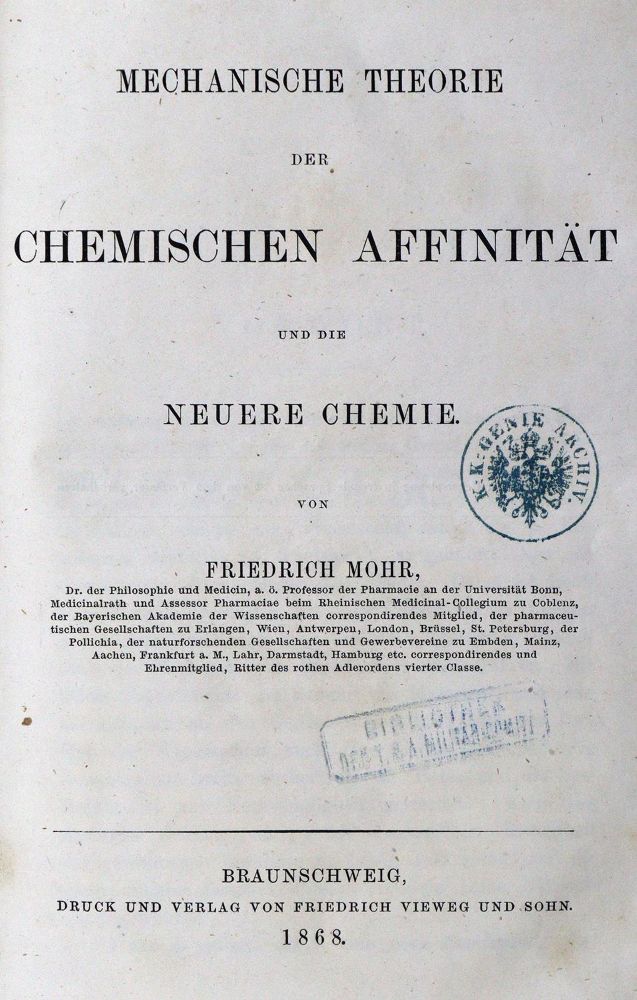 Große Abbildung Nr.1: 127-332 Mohr,F.: (Aus der Sammlung Professor Dr.Dr.Johannes Büttner Teil 1)