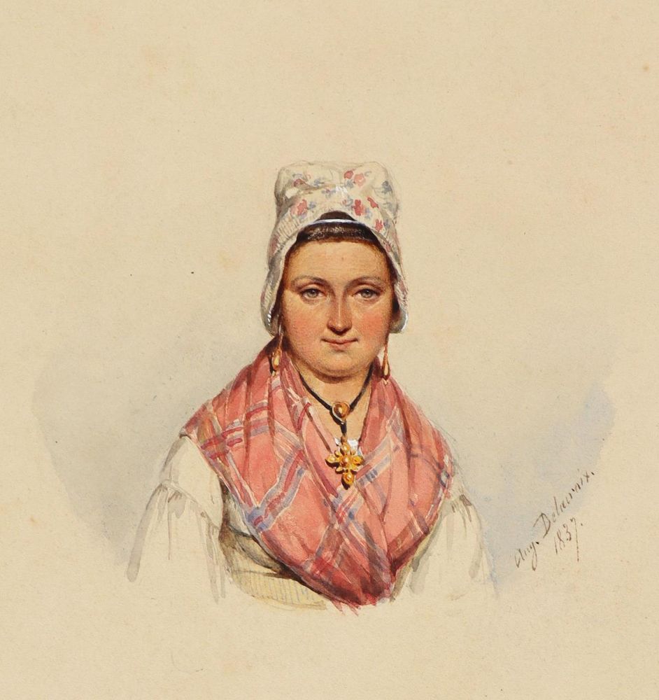 Große Abbildung Nr.1: 127-3329 Delacroix, Auguste: (Künstlergraphik)
