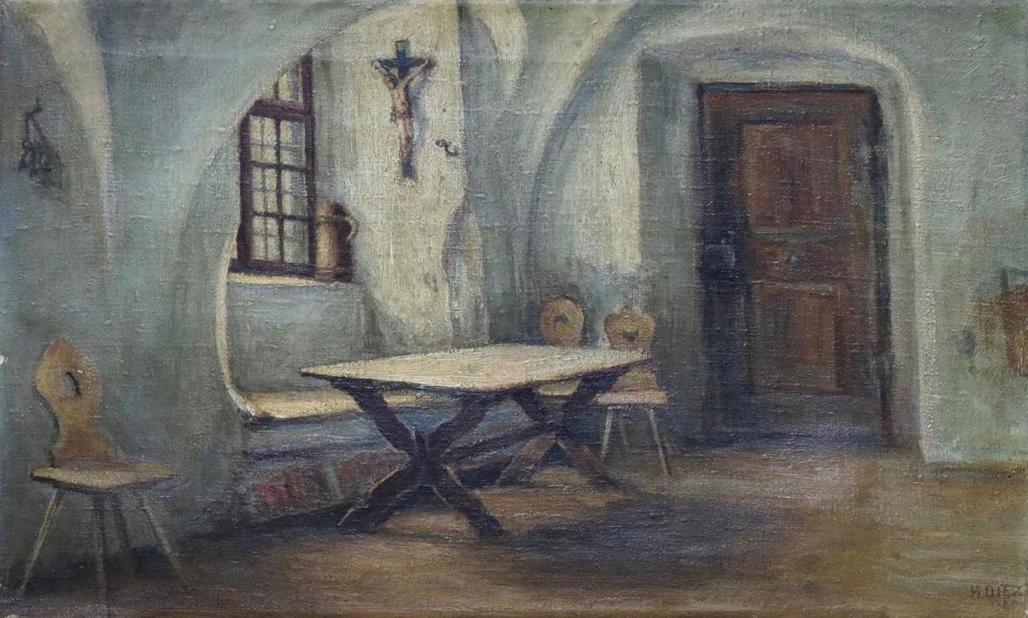 Große Abbildung Nr.1: 127-3338 Diez, Hugo: (Künstlergraphik)