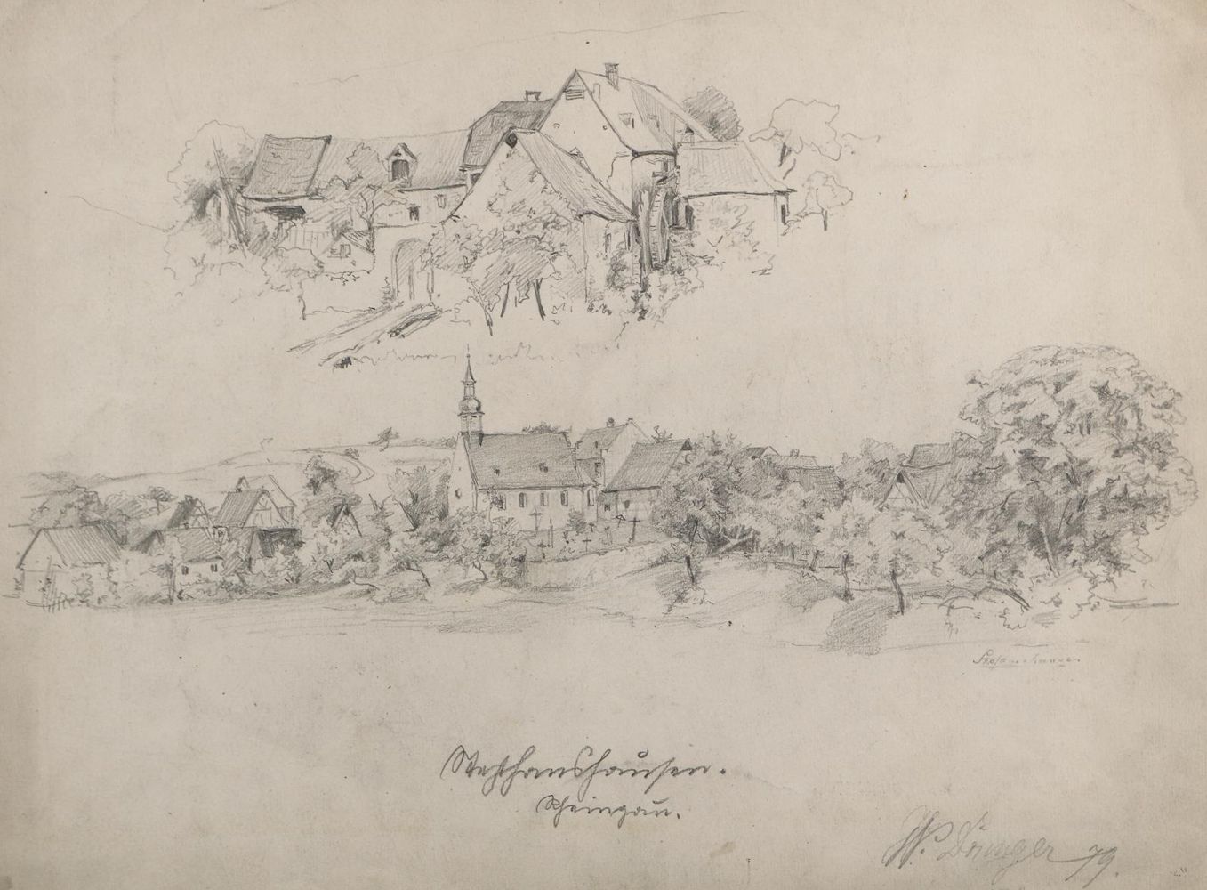 Große Abbildung Nr.4: 127-3349 Döringer, Wilhelm: (Künstlergraphik)
