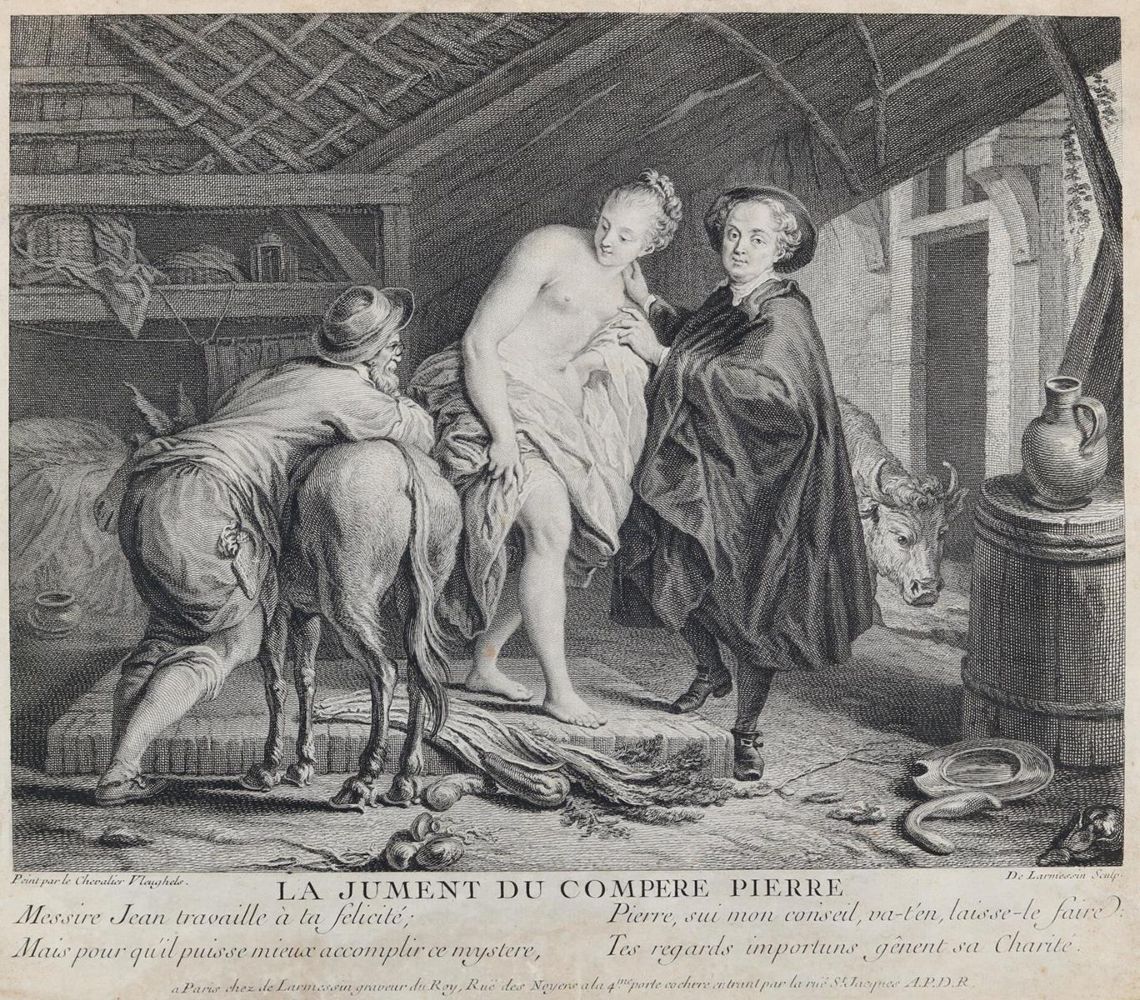 Große Abbildung Nr.1: 127-3399 Larmessin, Nicolas IV de: (Künstlergraphik, Erotika - Galantes)