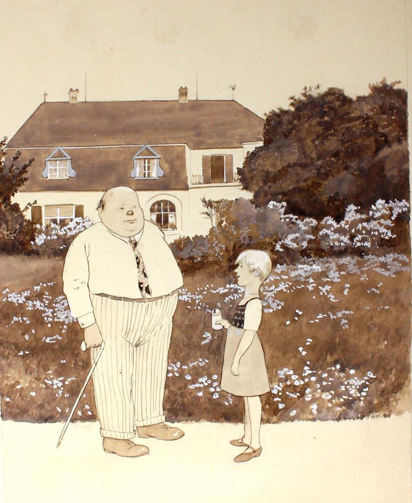 Große Abbildung Nr.1: 127-3434 Kirchner, Eugen: (Künstlergraphik, Fliegende Blätter, Vorzeichnung)