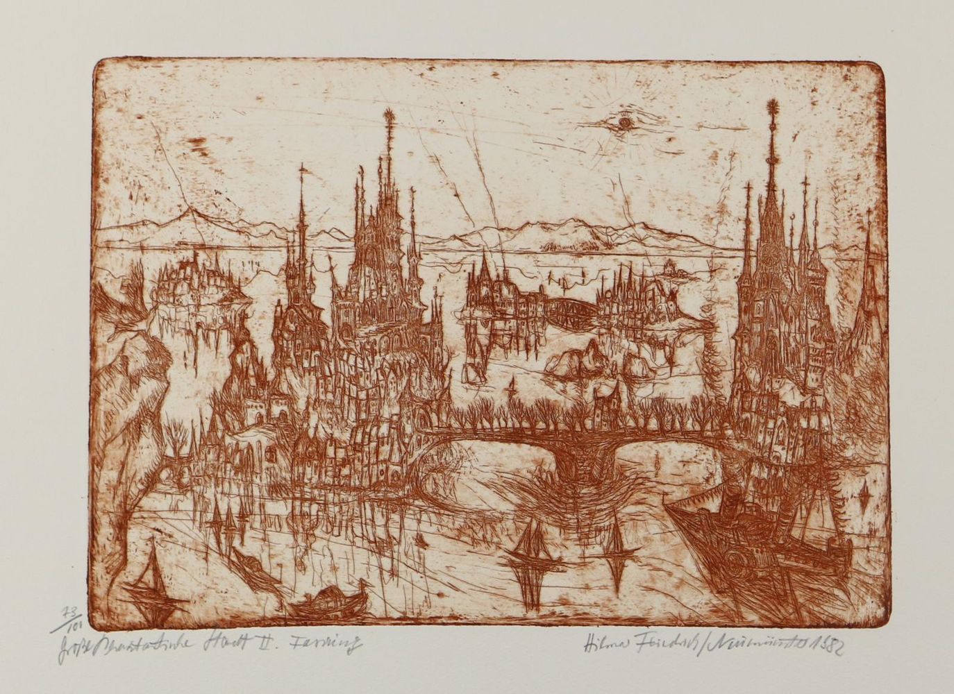 Große Abbildung Nr.23: 127-3471 Friedrich, Hilmar: (Künstlergraphik)