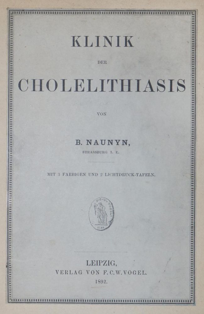 Große Abbildung Nr.1: 127-348 Naunyn,B.: (Aus der Sammlung Professor Dr.Dr.Johannes Büttner Teil 1)