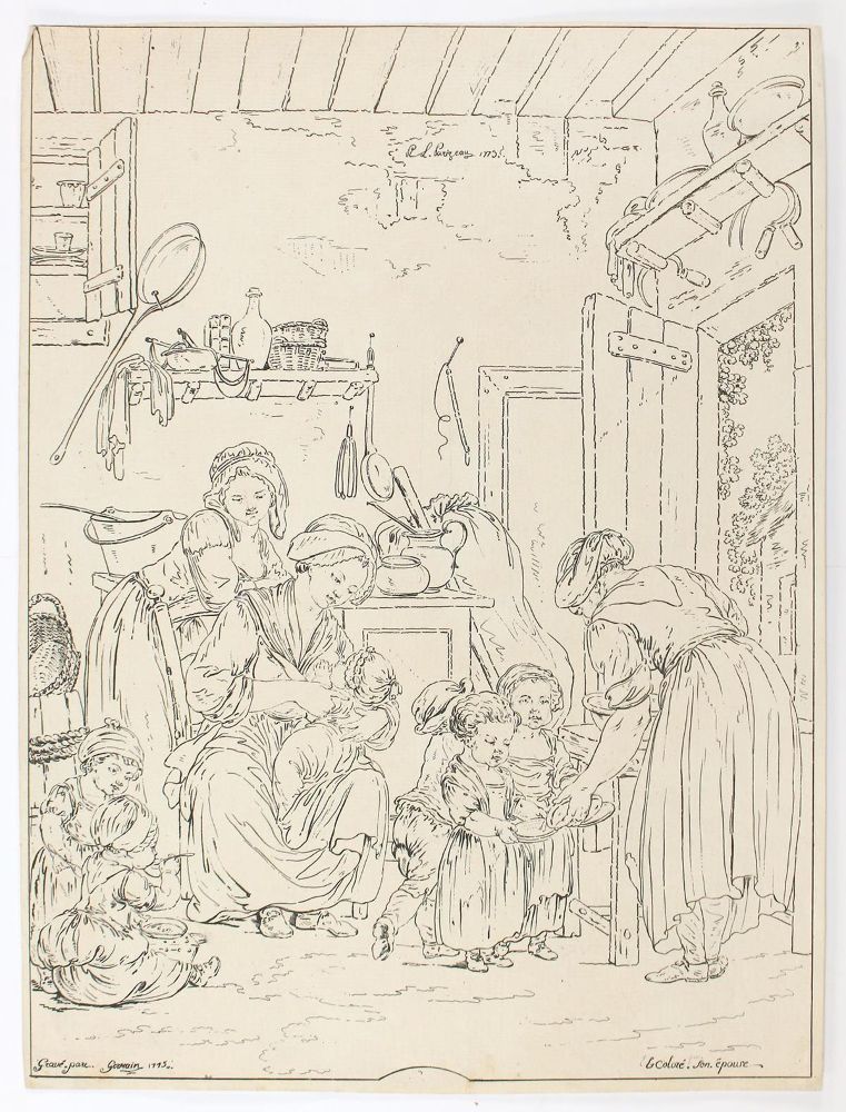 Große Abbildung Nr.1: 127-3490 Germain, Louis: (Künstlergraphik)