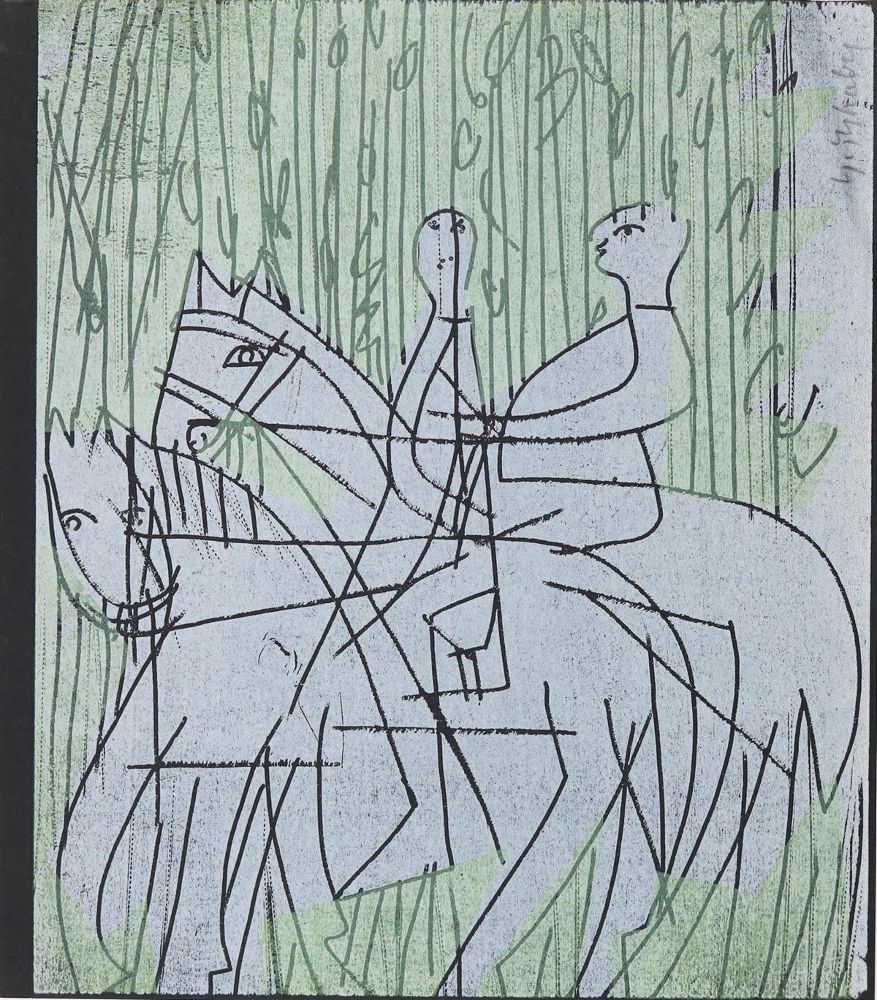 Große Abbildung Nr.1: 127-3514 Grieshaber, HAP: (Künstlergraphik)
